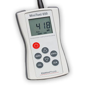 elektrophysik MiniTest 650 coating dry flim thickness dft gauge